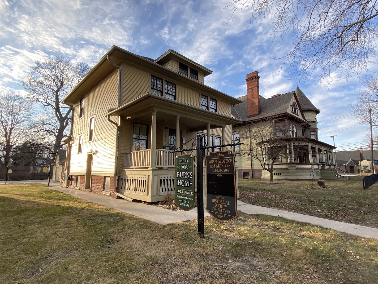 Burns Home Museum in Wyandotte